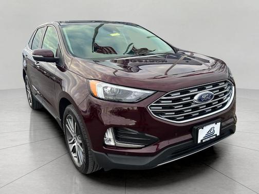 Burgundy Velvet Metallic Tinted Clearcoat 2022 Ford Edge Titanium