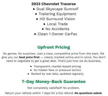 2023 Chevrolet Traverse RS