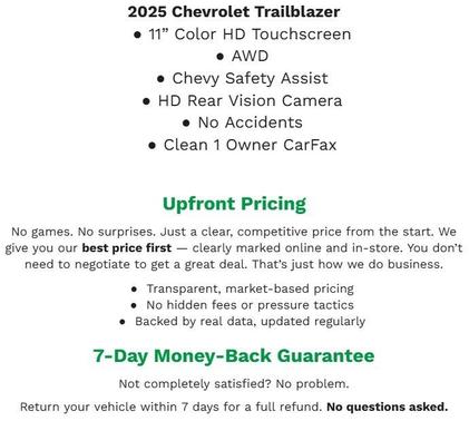 2025 Chevrolet Trailblazer LT