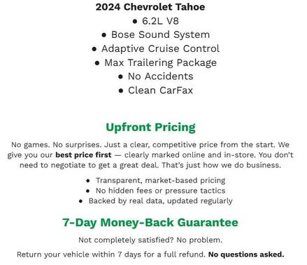 2024 Chevrolet Tahoe 4WD High Country