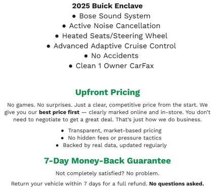 2025 Buick Enclave Preferred FWD