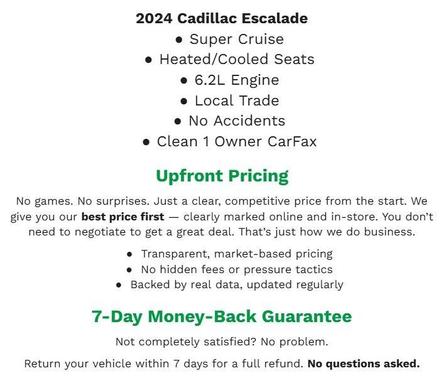 2024 Cadillac Escalade Sport Platinum