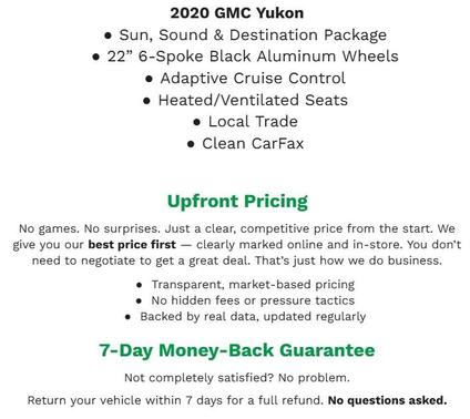 2020 GMC Yukon Denali