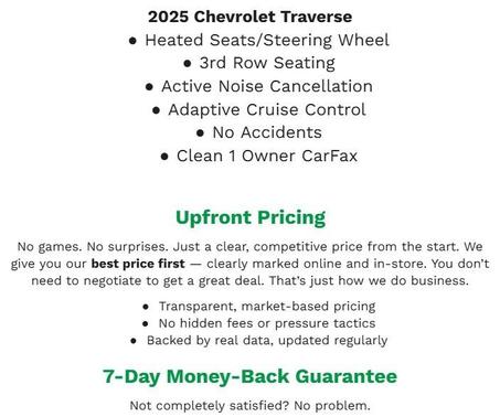 2025 Chevrolet Traverse LT