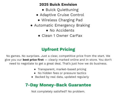 2025 Buick Envision Preferred AWD