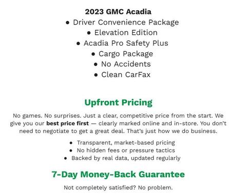 2023 GMC Acadia AWD SLE