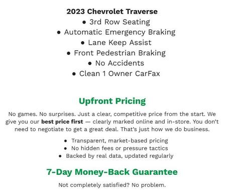 2023 Chevrolet Traverse LT Cloth