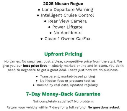 2025 Nissan Rogue SV