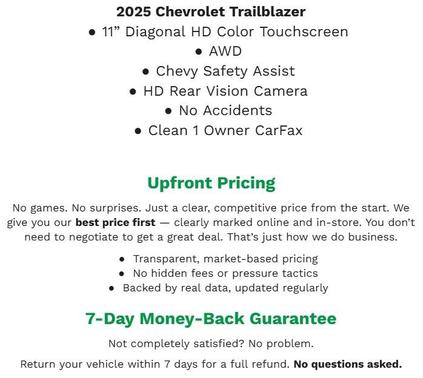 2025 Chevrolet Trailblazer LT