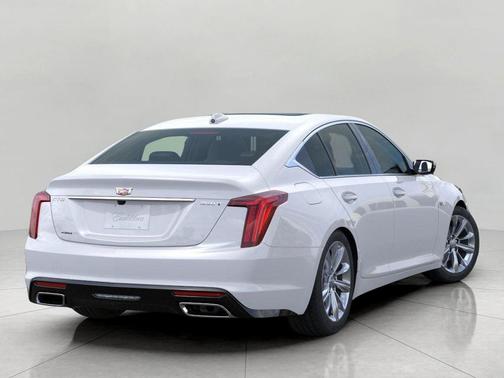 Vibrant White Tricoat 2026 Cadillac CT5 Premium Luxury