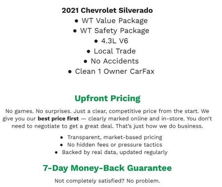 2021 Chevrolet Silverado 1500 WT