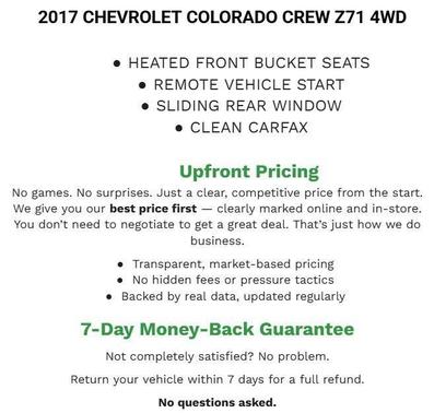 2017 Chevrolet Colorado Z71