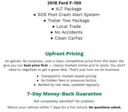 2018 Ford F-150 XLT