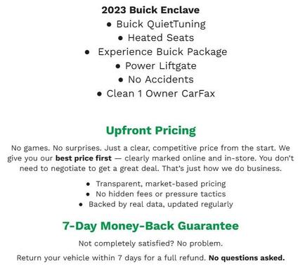 2023 Buick Enclave Essence AWD