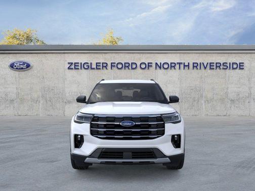 Star White Metallic Tri-Coat 2026 Ford Explorer Active