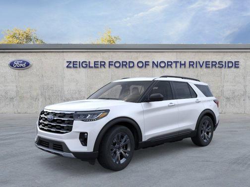 Star White Metallic Tri-Coat 2026 Ford Explorer Active