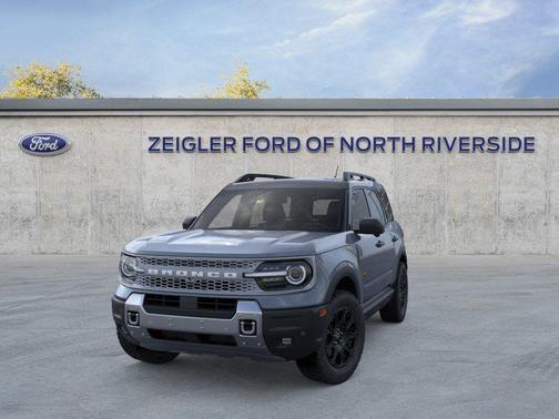 Azure Gray Metallic Tri-Coat 2026 Ford Bronco Sport Badlands