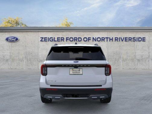 Space White Metallic 2026 Ford Explorer Active
