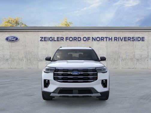 Space White Metallic 2026 Ford Explorer Active