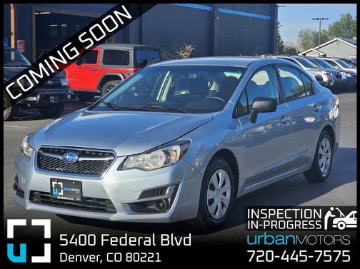 Ice Silver Metallic 2016 Subaru Impreza 2.0i