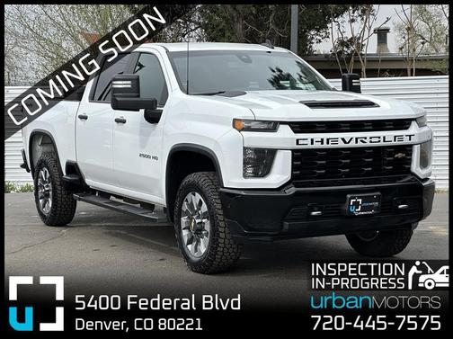 Summit White 2022 Chevrolet Silverado 2500 Custom