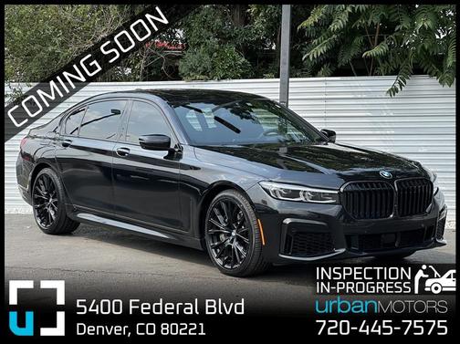 Black Sapphire Metallic 2022 BMW 750 i xDrive