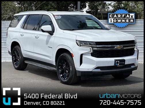 Summit White 2023 Chevrolet Tahoe LS