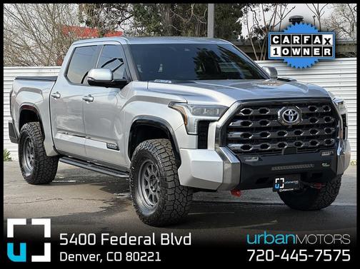Celestial Silver Metallic 2024 Toyota Tundra Hybrid Platinum