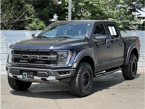 Antimatter Blue Metallic 2022 Ford F-150 Raptor