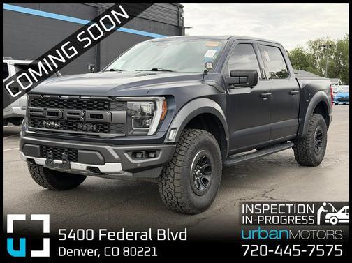 Antimatter Blue Metallic 2022 Ford F-150 Raptor