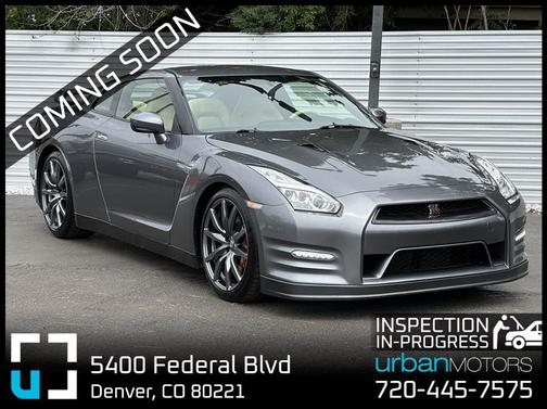 Gun Metallic 2015 Nissan GT-R Premium