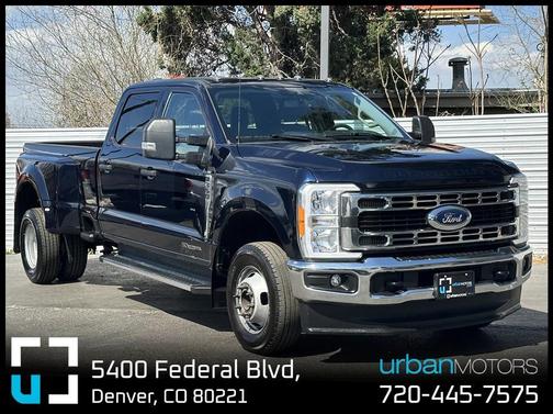 Antimatter Blue Metallic 2023 Ford F-350 XLT