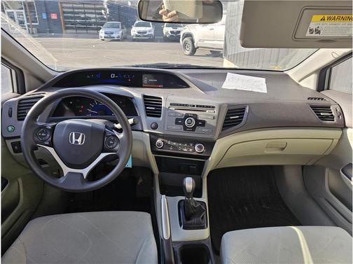 Silver 2012 Honda Civic LX