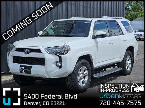 Super White 2018 Toyota 4Runner SR5