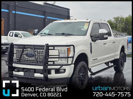 White Platinum Metallic Tri-Coat 2017 Ford F-250 Platinum