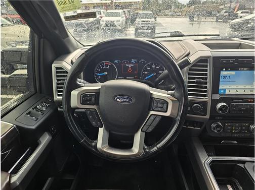 White Platinum Metallic Tri-Coat 2017 Ford F-250 Platinum