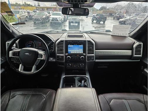 White Platinum Metallic Tri-Coat 2017 Ford F-250 Platinum