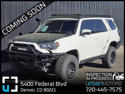 Super White 2020 Toyota 4Runner SR5