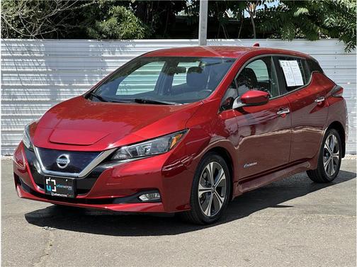 Scarlet Ember Tintcoat 2019 Nissan Leaf SV