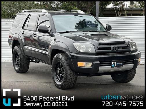 Black 2004 Toyota 4Runner Sport V8
