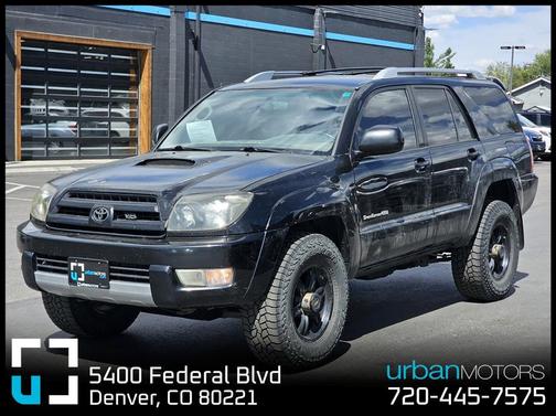 Black 2004 Toyota 4Runner Sport V8