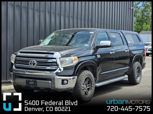 Midnight Black Metallic 2017 Toyota Tundra 1794 Edition