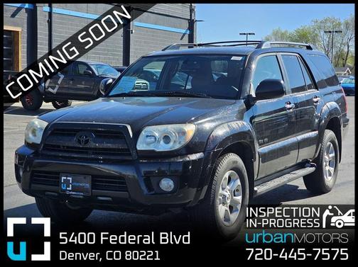 Black 2007 Toyota 4Runner Sport