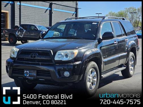 Black 2007 Toyota 4Runner Sport