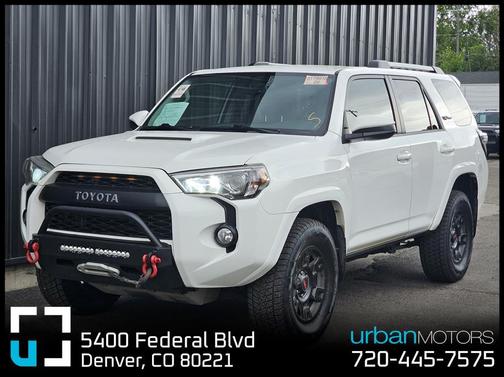 Super White 2017 Toyota 4Runner TRD Pro