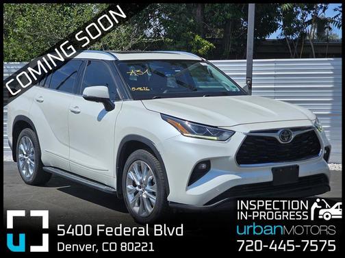 Blizzard Pearl 2020 Toyota Highlander Limited
