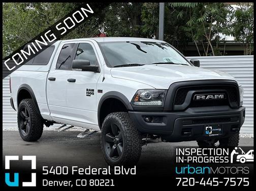 Bright White Clearcoat 2020 RAM 1500 Classic Warlock Quad Cab 4x4 6'4' Box
