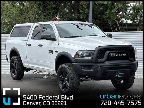 Bright White Clearcoat 2020 RAM 1500 Classic Warlock Quad Cab 4x4 6'4' Box