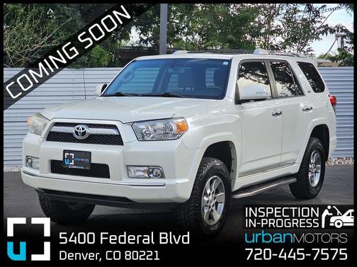 Blizzard Pearl 2012 Toyota 4Runner SR5