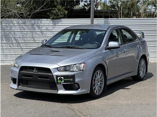 Apex Silver Metallic 2008 Mitsubishi Lancer Evolution GSR